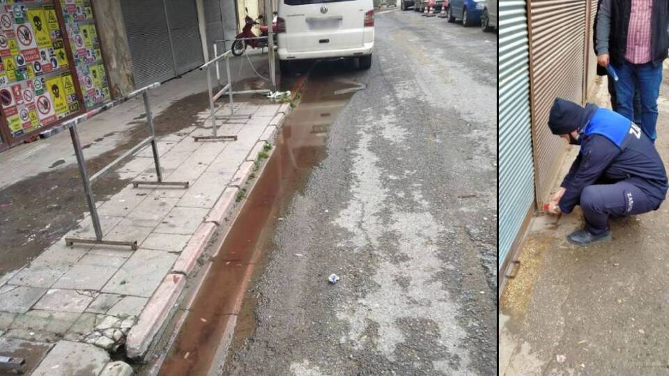 Kötü koku ve kan ortaya çıkardı!