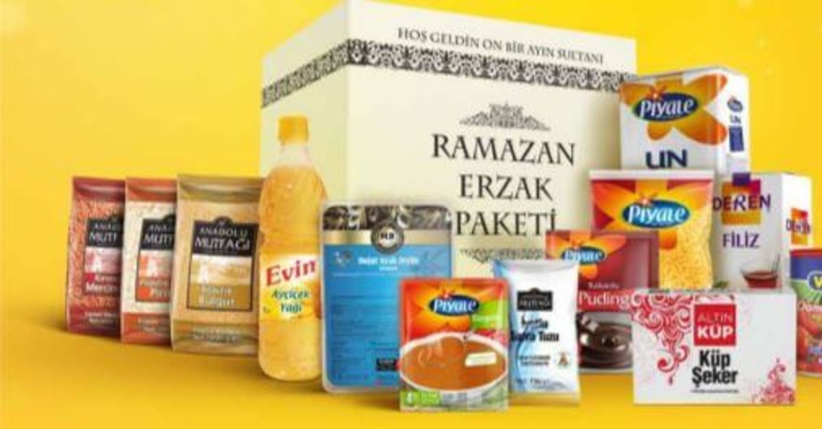 2021 Şok Ramazan erzak paketi 2021 Şok Market Ramazan kolisi içeriği