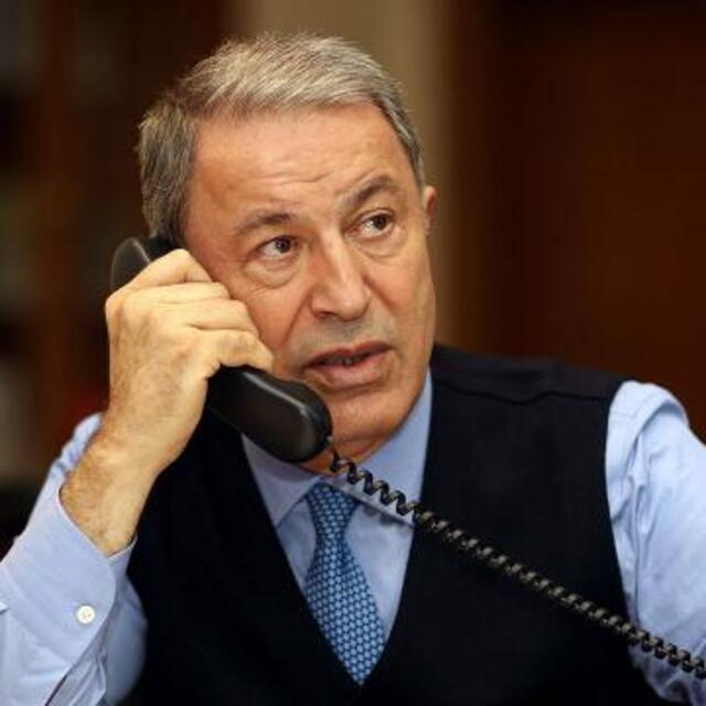 Bakan Akar, ABD'li mevkidaşı Austin ile telefonda görüştü