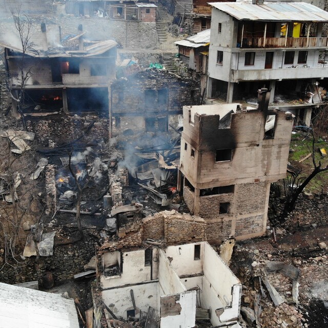 Artvin'deki facia gün ağarınca belli oldu
