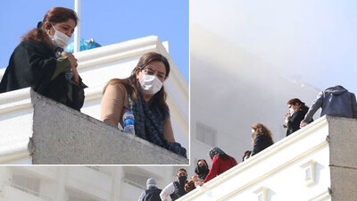 4 yıldızlı otelde dehşet! Saunada yangın!