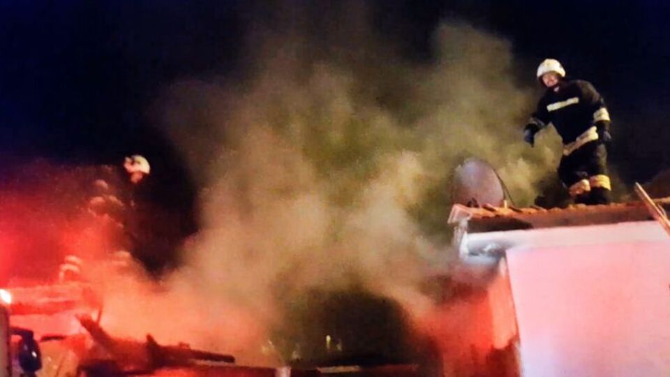 Edirne'de korkutan yangın