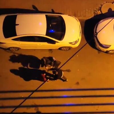 Sokak ortasında kadına şiddet! Dehşet anları kamerada