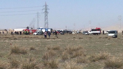 Konya'da eğitim uçağı düştü!