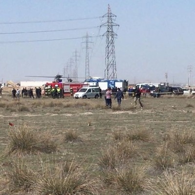 Konya'da eğitim uçağı düştü!