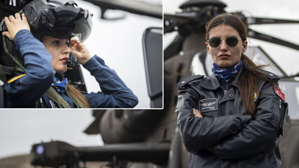 Türkiye'nin ilk kadın taarruz helikopter pilotu!