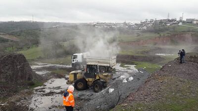 Kocaeli'de kimyasal atık hareketliliği