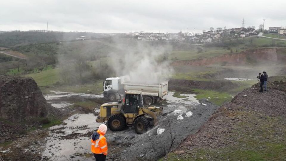 Kocaeli'de kimyasal atık hareketliliği