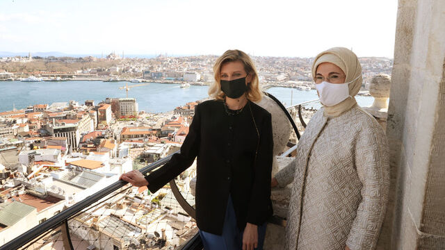İki First Lady'den Galata Kulesi hatırası