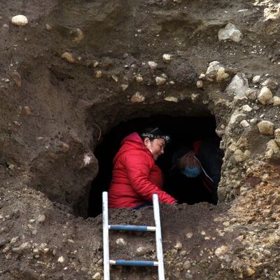 Toprak kayması sonucu ortaya çıktı