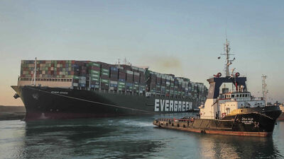 Süveyş'i tıkayan gemi için 900 milyon dolar tazminat talebi!