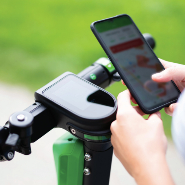 Artık e-scooter kullanırken...