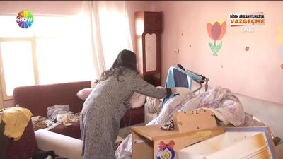 9 aylık bebeği çöp evde büyüttüler!