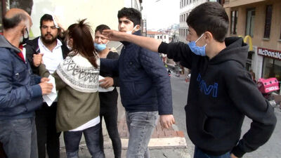 Taksim'de telsizle feci darp!