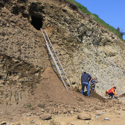 Yağışlardan sonra toprak kayması yaşandı... Tesadüfen bulundu!