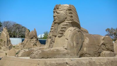 Atlantis, kum heykellerle canlanacak