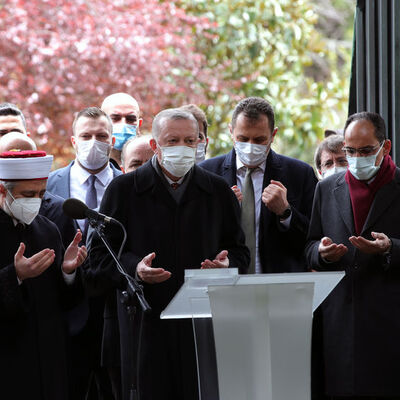 Cumhurbaşkanı Erdoğan anma törenine katıldı