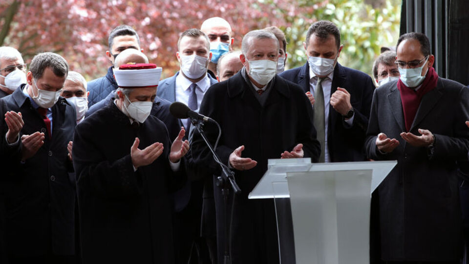 Cumhurbaşkanı Erdoğan anma törenine katıldı