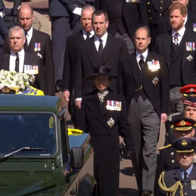 Prens Philip son yolculuğuna uğurlandı