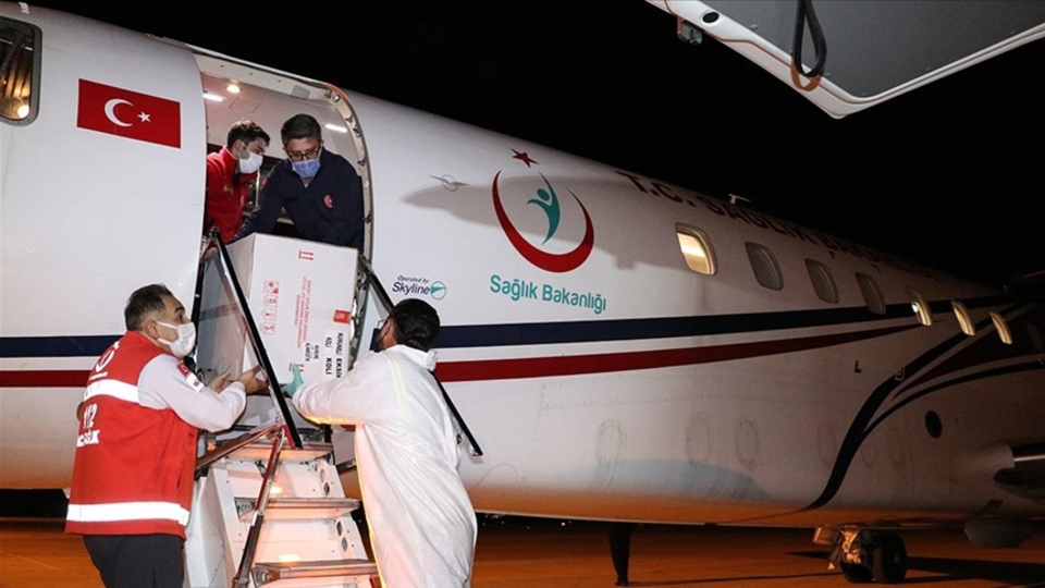 Türkiye, KKTC'ye 40 bin doz Kovid-19 aşısı daha gönderdi