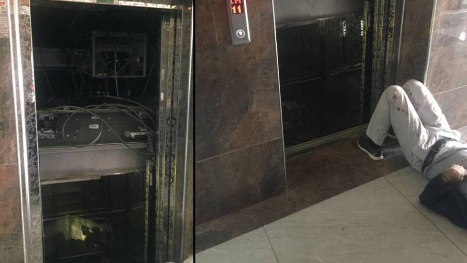 11. kattan yere çakıldı! Baba oğul dehşeti yaşadı