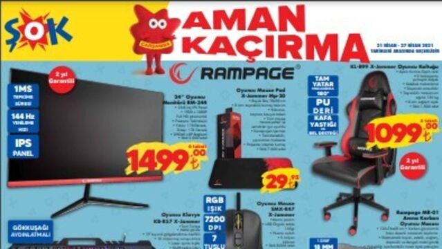 ŞOK 21 Nisan haftanın indirimli ürünleri