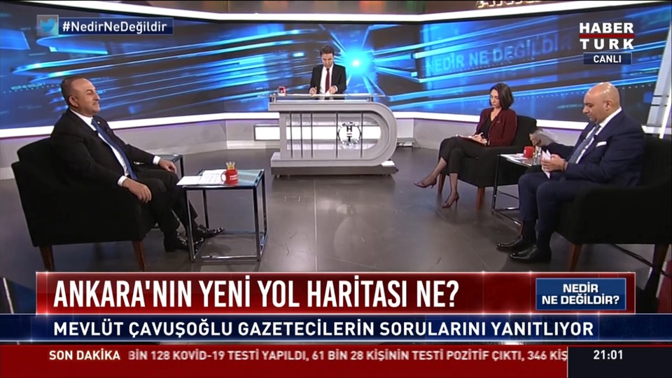 Bakan Çavuşoğlu Habertürk TV'de konuştu