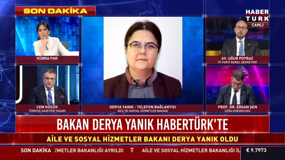 Bakan Yanık, ilk kez Habertürk TV'ye konuştu