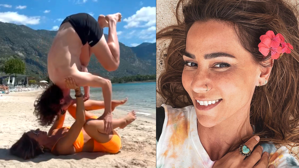 "Acro yoga denemeleri"