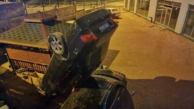 Kayseri'de bir garip kaza!