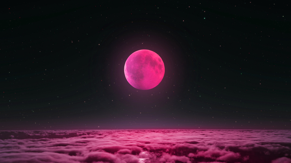 Bu gece gökyüzüne bakın! Pembe Ay geliyor...