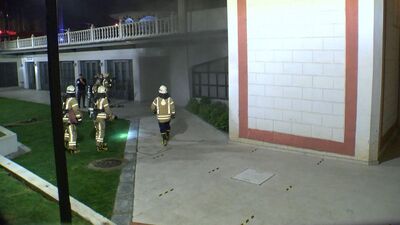 Ümraniye'deki camide korkutan yangın