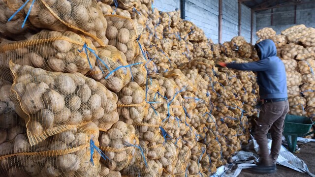Patates ve soğana 25 milyon TL ödeme