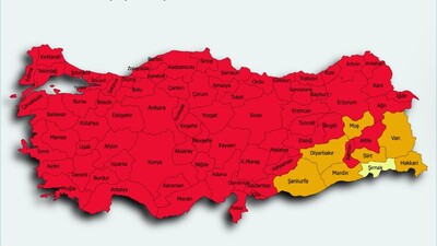 Güncel Türkiye koronavirüs risk haritası