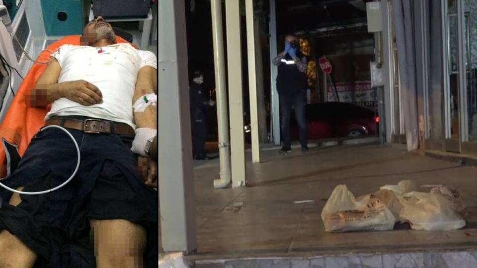 Taciz mesajına 10 bıçak!