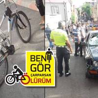 Trafiğe bir bisikletli kurban daha!