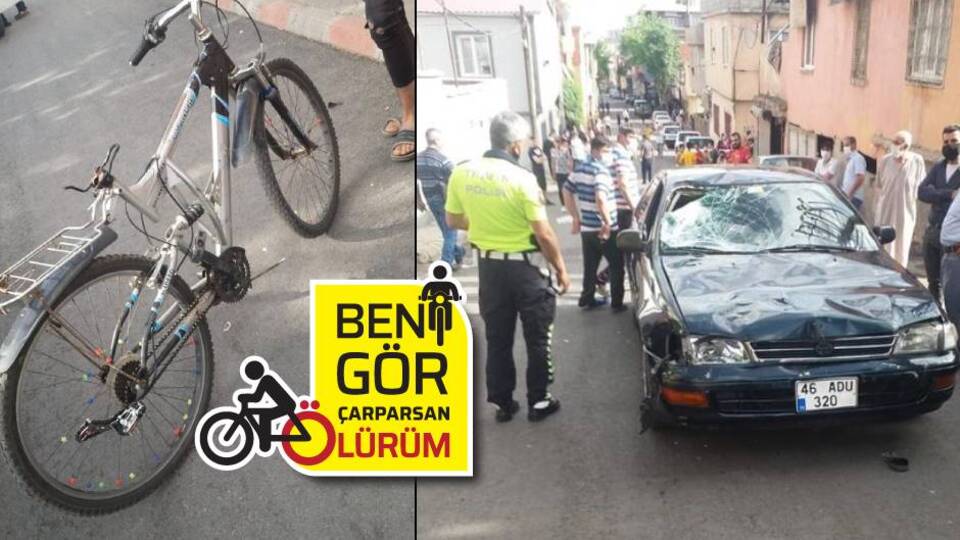 Trafiğe bir bisikletli kurban daha!