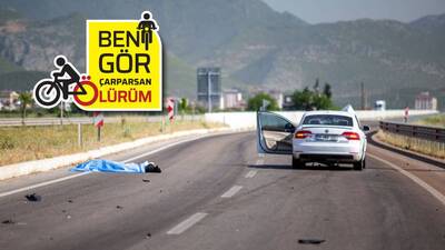 Motosikletteki baba oğulun feci sonu