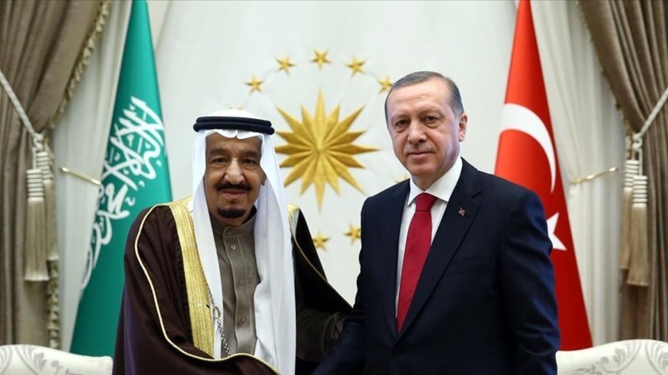 Cumhurbaşkanı Erdoğan Suudi Arabistan Kralı Selman'la görüştü
