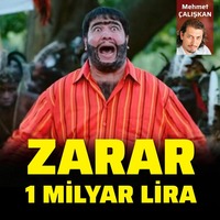 Zarar 1 milyar lira