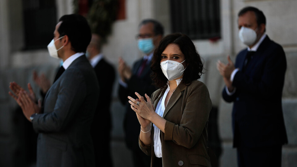 Madrid'deki seçimlerde kısıtlamalara karşı tavrıyla bilinen Diaz Ayuso galip çıktı