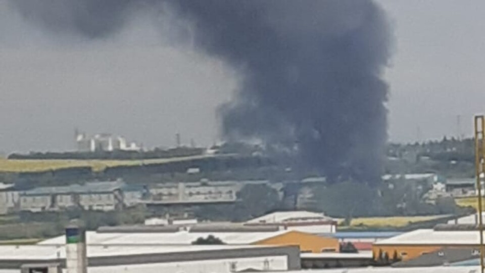 Silivri'de fabrika yangını!