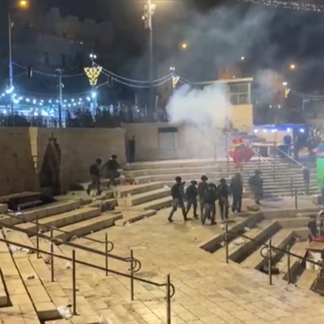 İsrail polisi Doğu Kudüs'te yine müdahale etti!