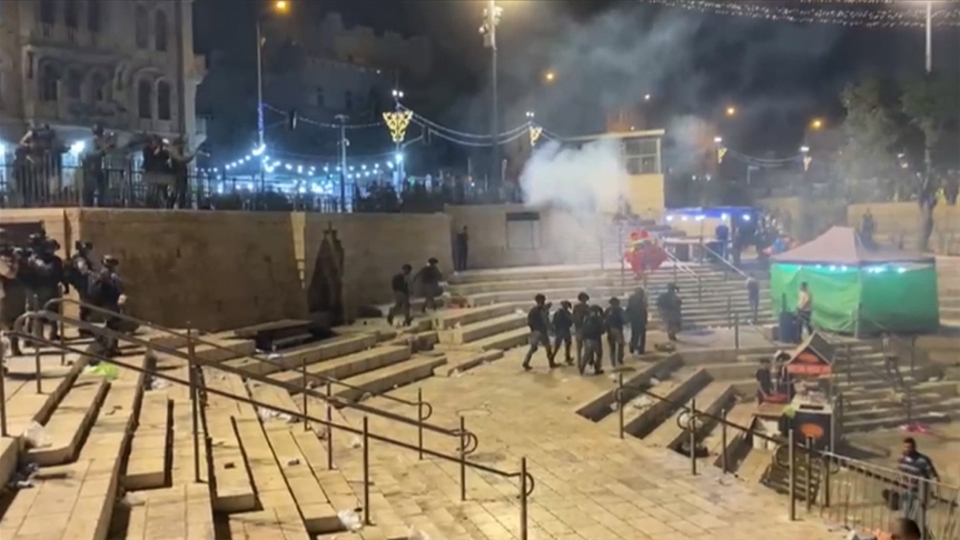 İsrail polisi Doğu Kudüs'te yine müdahale etti!