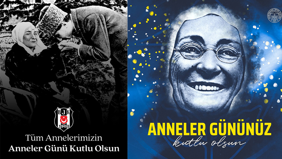 Spor camiasından Anneler Günü mesajları