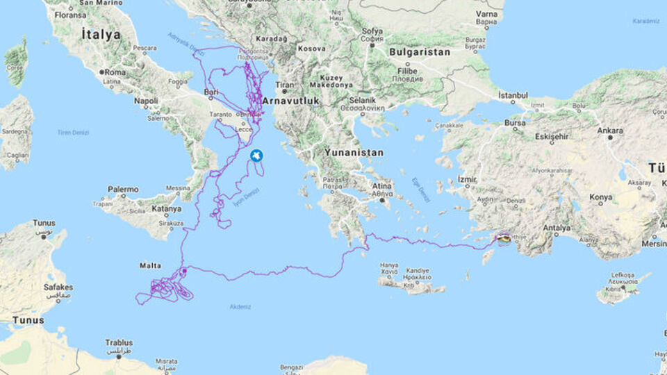 Uydudan izlendi... İki yılda 10 bin kilometrelik yol!