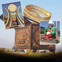 'Karpuz içinde çocuk' heykeli internette gündem oldu!