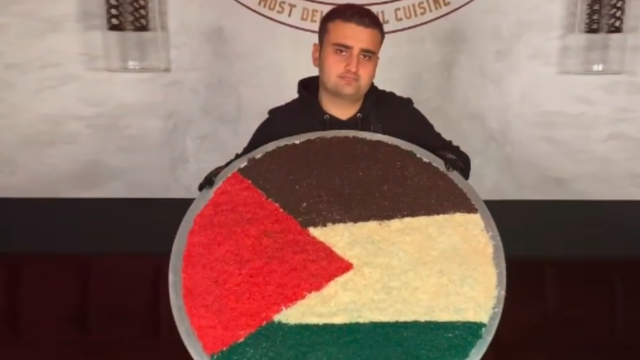 CZN Burak'tan Filistin'e destek