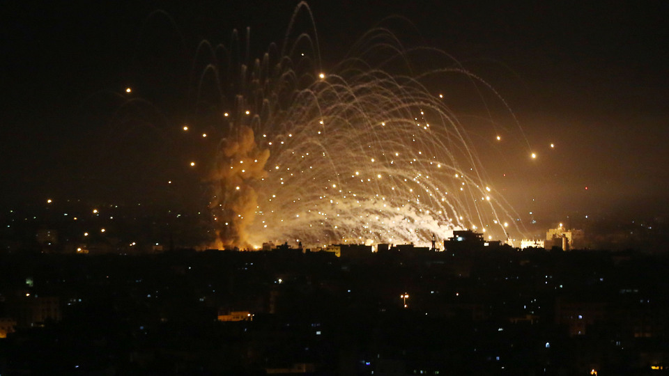 Gazze'den İsrail'e karşılık