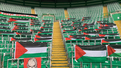 Celtic yönetimine Filistin tepkisi